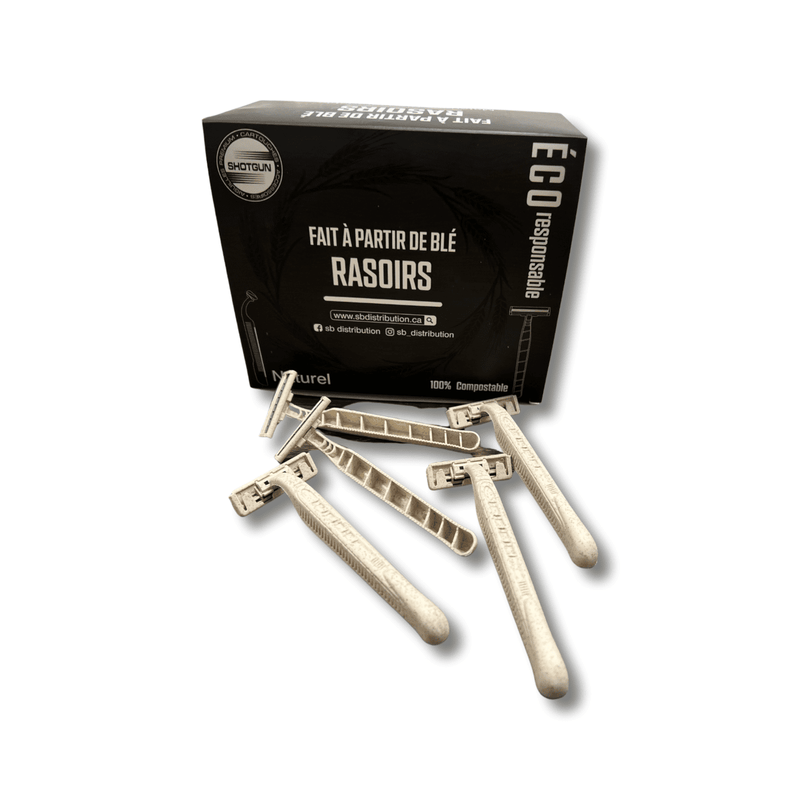 Rasoirs de préparation de peau ÉCO - responsable SHOTGUN en acier inoxydable – – Shotgun – SBDistribution