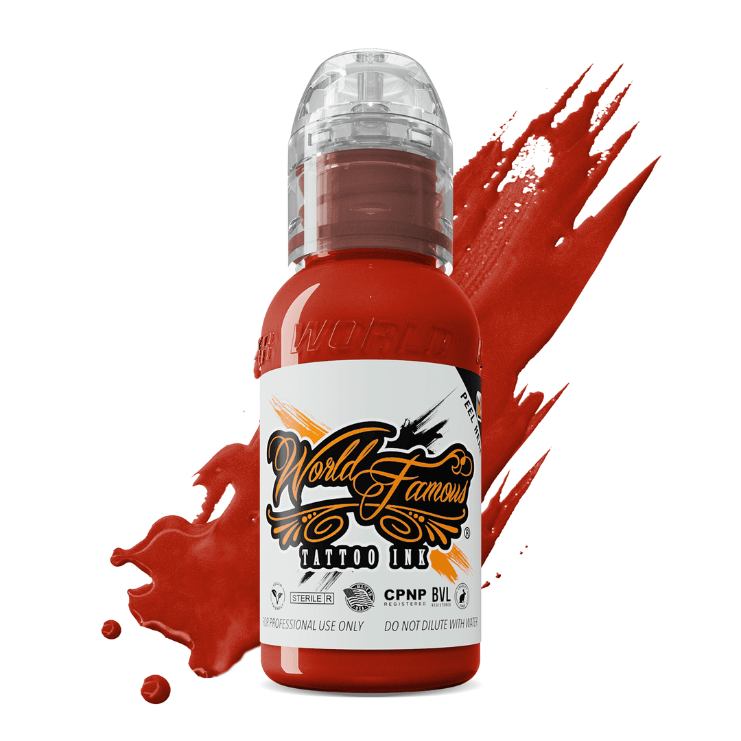 Red hot Chilipepper - World Famous Tattoo Ink – Encres – World Famous Tattoo Ink – SBDistribution