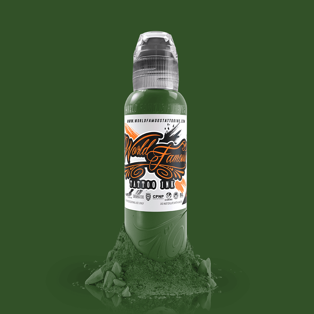 Rotten Greens - World Famous Tattoo Ink – Encres – World Famous Tattoo Ink – SBDistribution