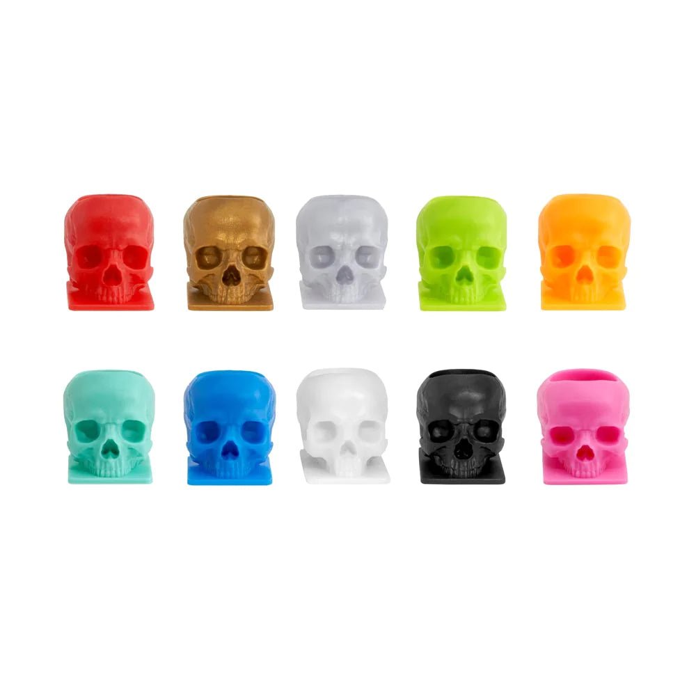 Saferly Skull Ink Caps — Size 16 (Large) — Bag of 200 – – SBDistribution – SBDistribution