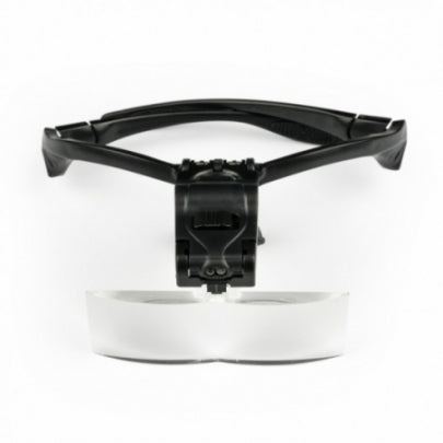 Safety glasses with magnifier and LED light -4