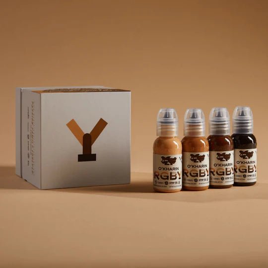 SASHA O'KHARIN RGBY SKIN TONE SET 1oz – Encres – World Famous Tattoo Ink – SBDistribution