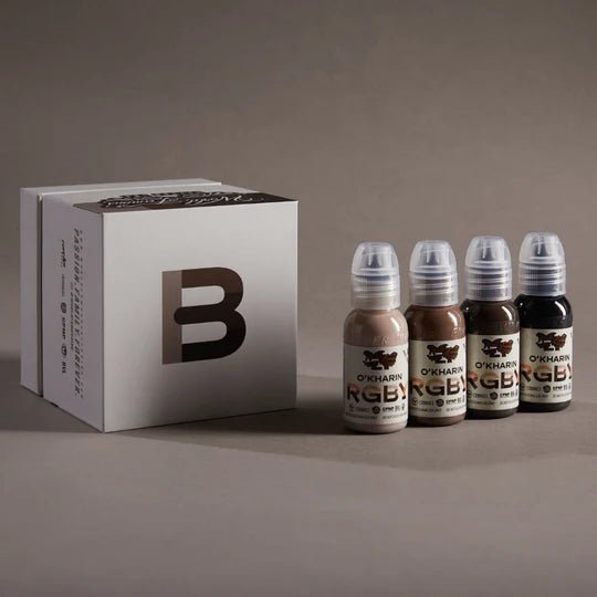 SASHA O'KHARIN RGBY SKIN TONE SET 1oz – Encres – World Famous Tattoo Ink – SBDistribution