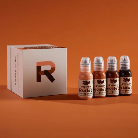 SASHA O'KHARIN RGBY SKIN TONE SET 1oz – Encres – World Famous Tattoo Ink – SBDistribution