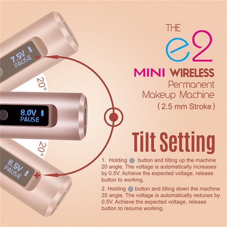 SOULNOVA E2 mini wireless permanent makeup pen 2.5mm – Machines pour maquillage Permanent – SBDistribution – SBDistribution