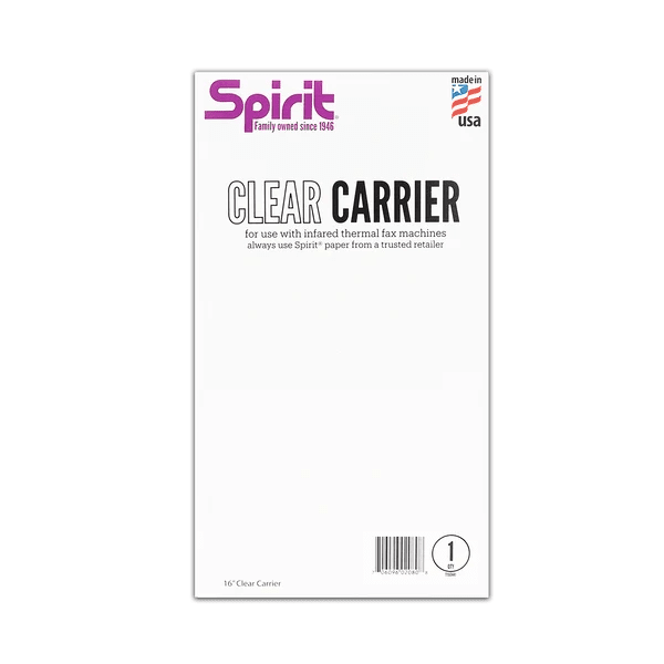 Spirit® 16" Clear Carrier – – SBDistribution – SBDistribution