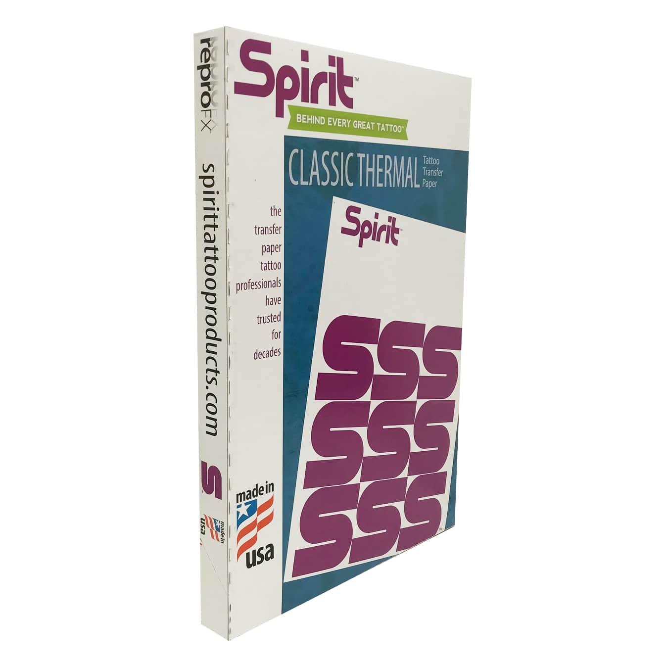 Spirit Original Tattoo Thermal Image Copier Paper — 8 - 1/2" x 11” and 8 - 1/2" x 14"— 100 feuilles – – SBDistribution – SBDistribution