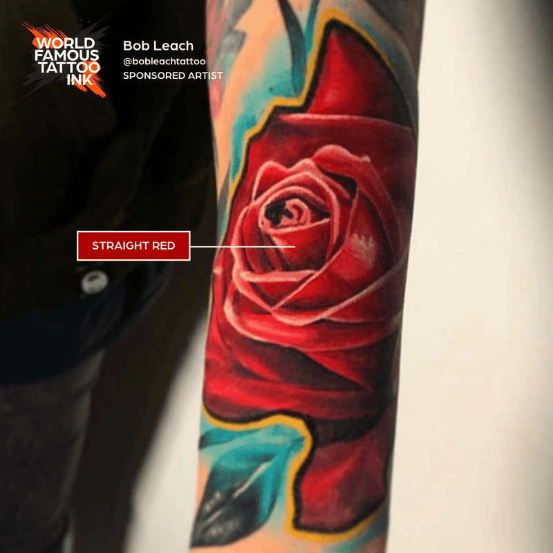 Straight Red - World Famous Tattoo Ink – Encres – World Famous Tattoo Ink – SBDistribution