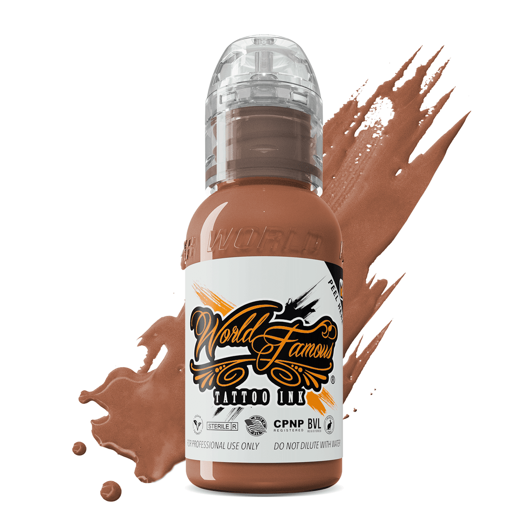 Tan Peach PINK RIBBON SERIES – Encres – World Famous Tattoo Ink – SBDistribution