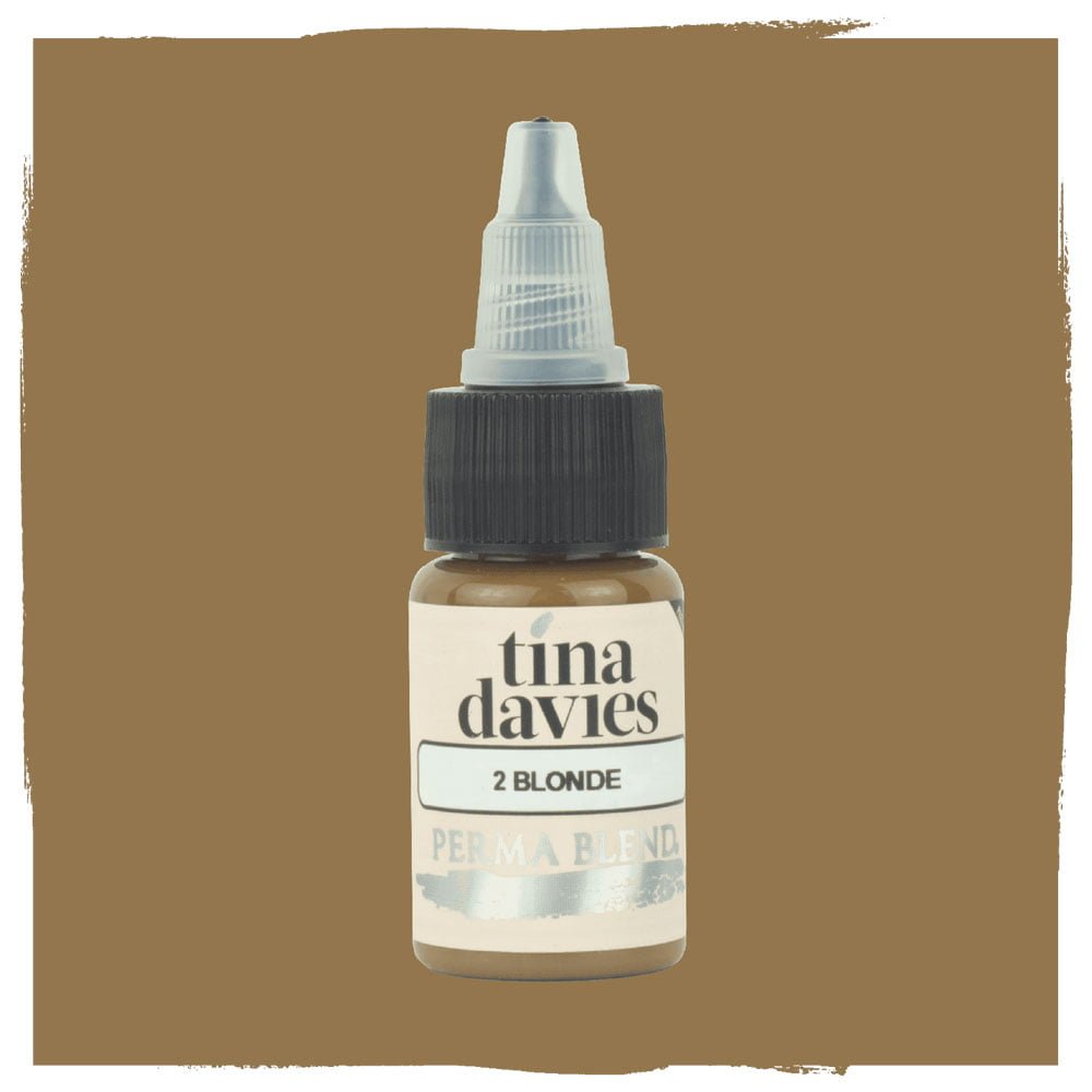 Tina Davies: 2 - Blonde Perma Blend 15 ml – Pigment de maquillage – Tina Davies – SBDistribution
