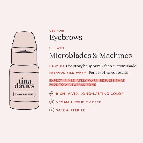 Tina Davies 'I ❤ Ink' - Eyebrow Collection – – Tina Davies – SBDistribution