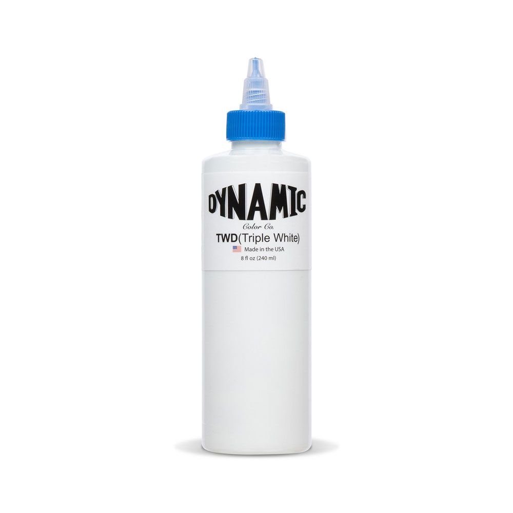 Triple White 8 oz. Bottle – Encres – Dynamic Ink – SBDistribution