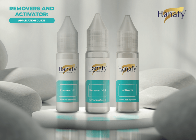 Trousse Remover Hanafy – Remover N°1, Remover N°2 et Activateur (15 ml) – Pigment de maquillage – Hanafy – SBDistribution