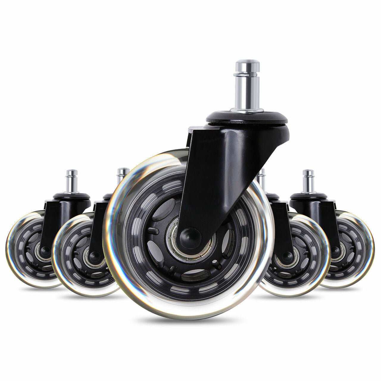 UNIVERSAL ROLLERBLADE CHAIR WHEELS (Set Of 5) – – SBDistribution – SBDistribution