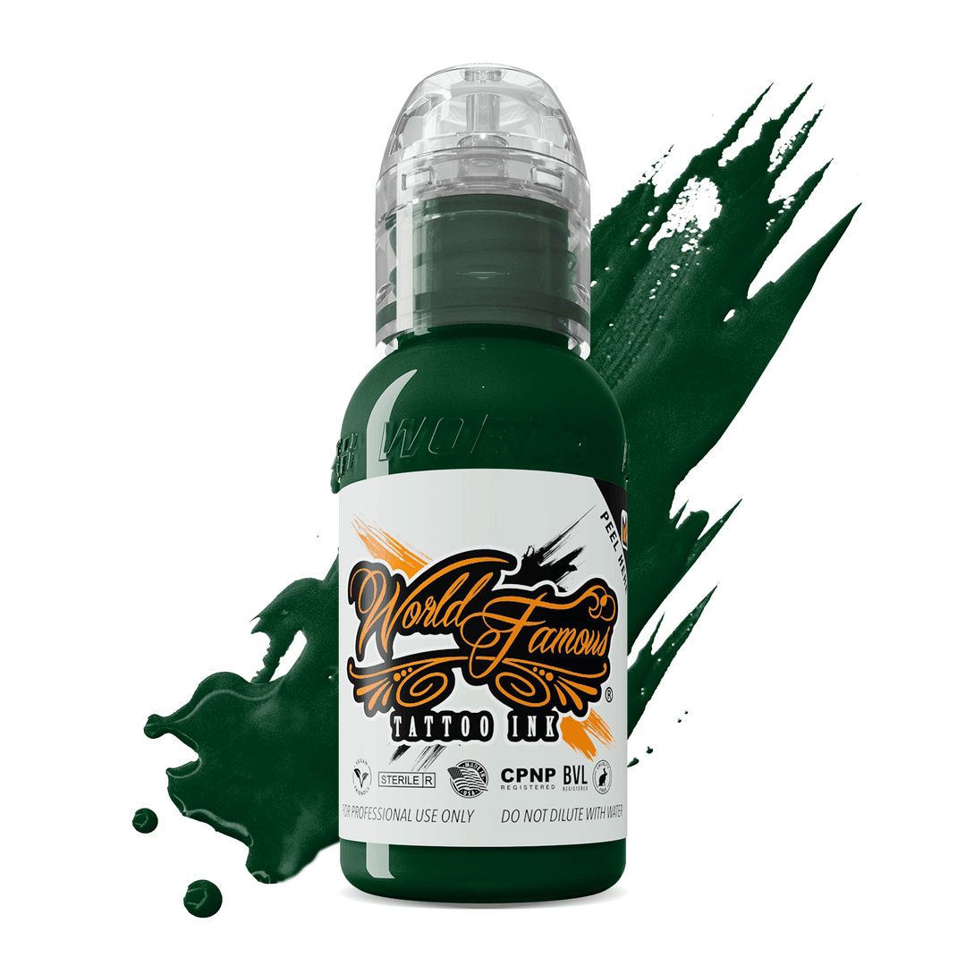 Vegas - Green - World Famous Tattoo Ink – Encres – World Famous Tattoo Ink – SBDistribution