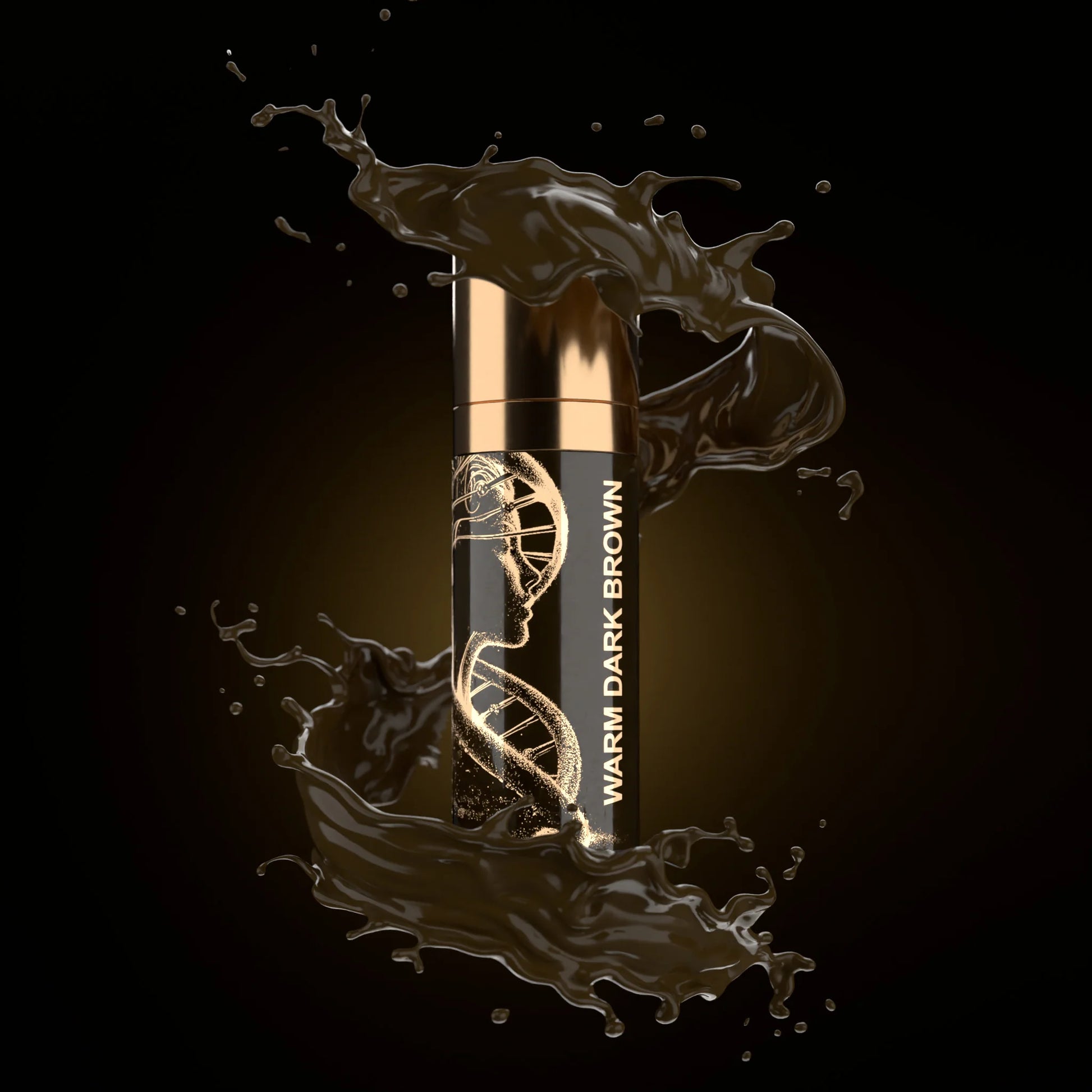 MINERALS, GOLD COLLECTION BY DNA PIGMENTS -Warm Dark Brown-1