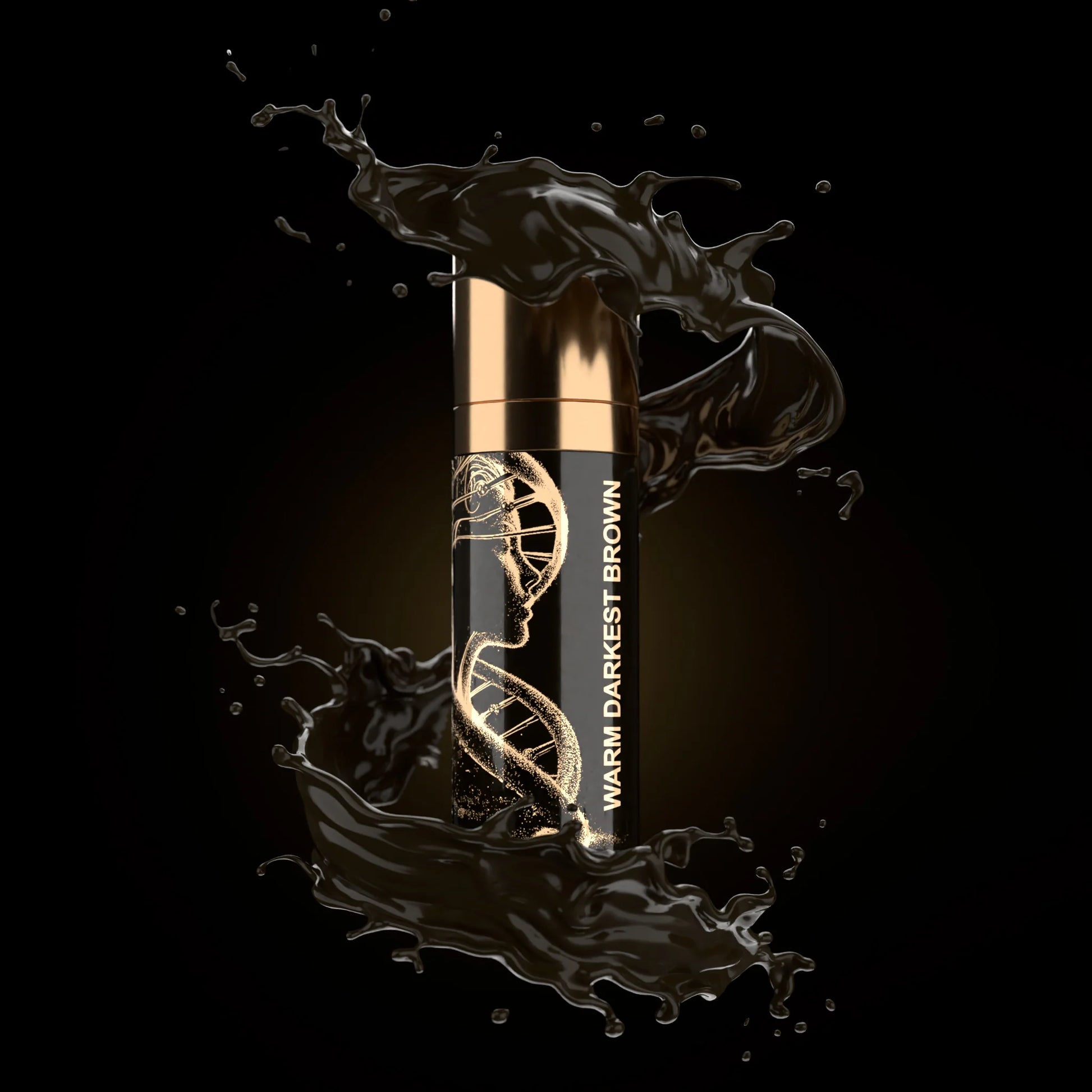 MINERALS, GOLD COLLECTION BY DNA PIGMENTS -Warm Darkest Brown-1