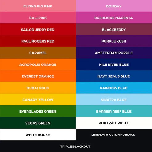 World Famous 25 color bottle set — 1oz – Encres – World Famous Tattoo Ink – SBDistribution