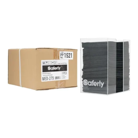 Porte Bibs dentaire en acrylique Saferly + distributeur - Image 4